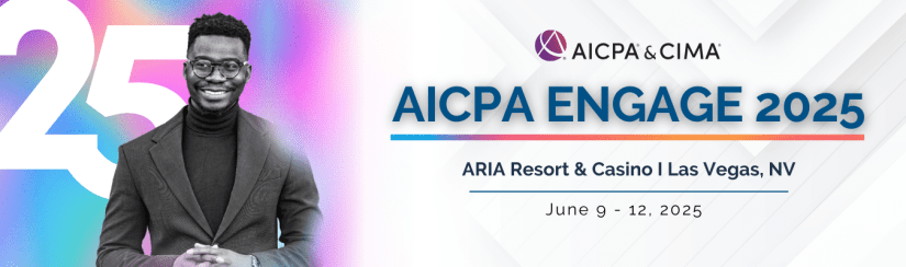 AICPA ENGAGE 2025 banner AICPA ENGAGE 2025 AICPA ENGAGE 25
