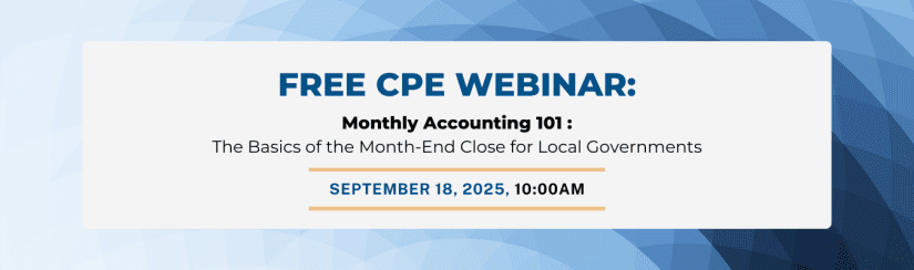 CPE Webinar Free CPE webinar monthly accounting